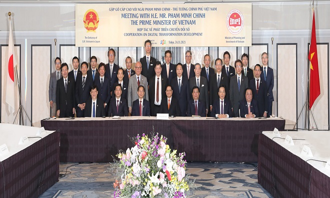 FPT kết nối thủ tướng đối thoại với 17 lãnh đạo công nghệ hàng đầu Nhật