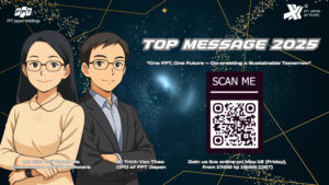 Chủ tịch FSOFT và CPO FJP lên sóng chương trình TOP MESSAGE 2025
